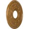 Ekena Millwork Baltimore PVC Medallion (Canopies up to 5 1/4"), 13"OD x 3 1/2"ID x 3/4"P, Metallic Vintage Gold CMP13BADVG - alternate 3